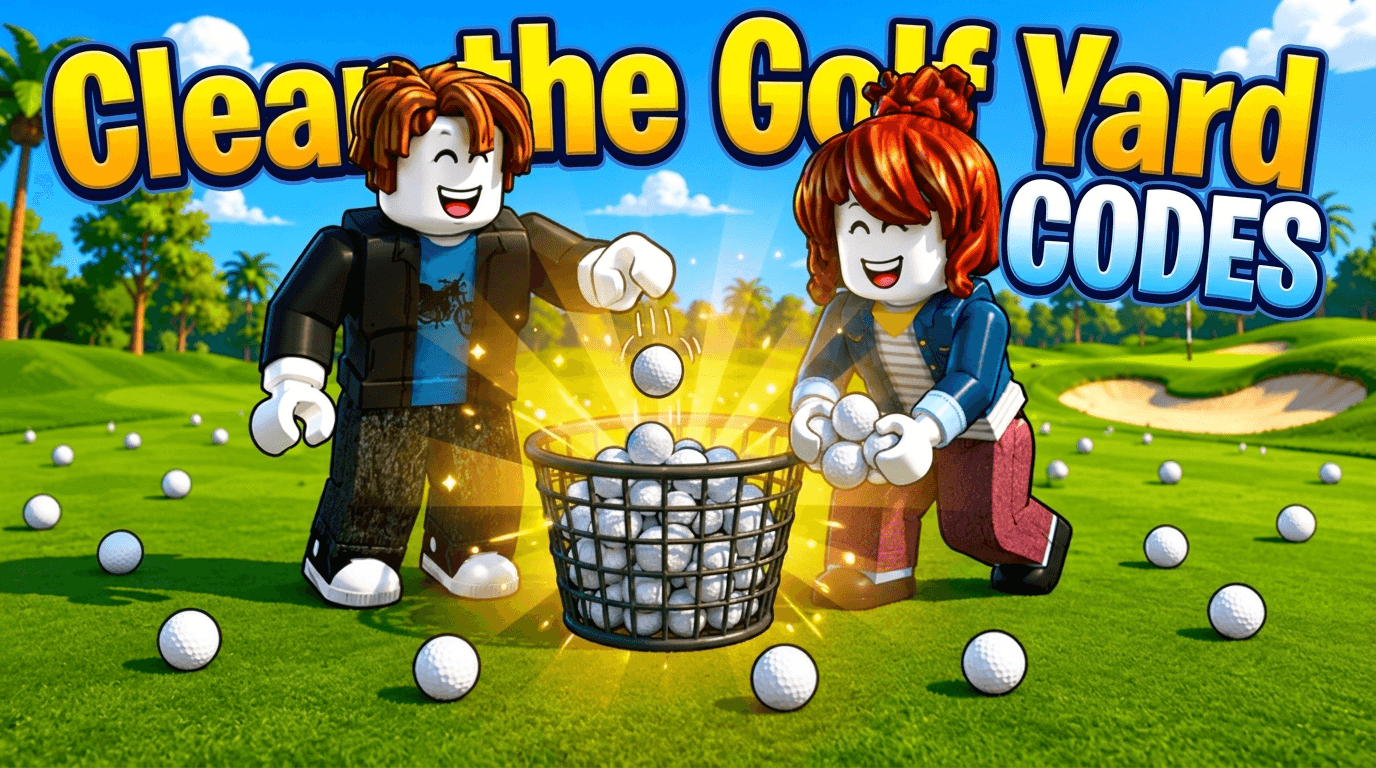 Clean the Golf Yard Codes October 2026 - RoCodes