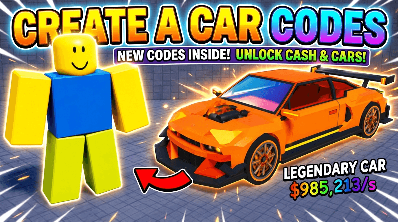 Create a Car Codes (August 2026) - RoCodes