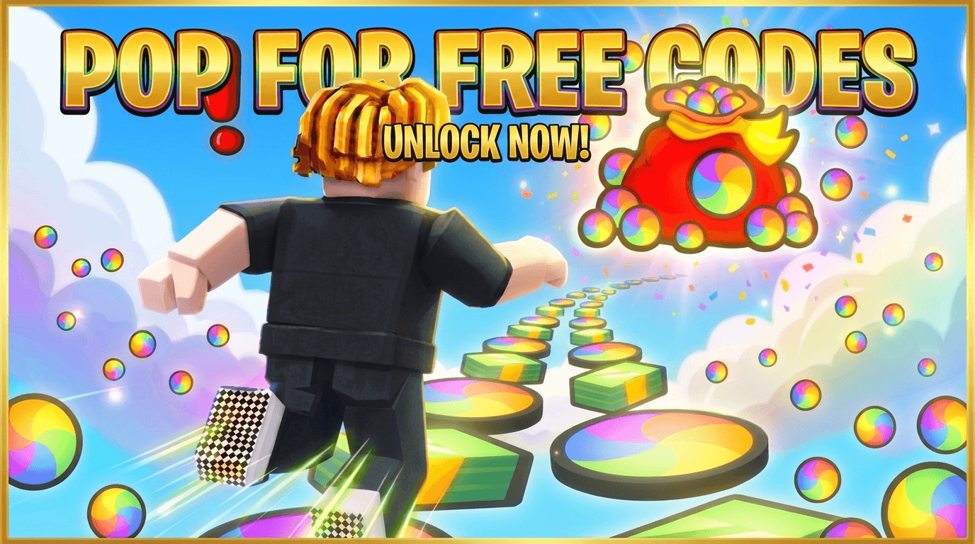 Pop For Free Codes October 2026 - RoCodes